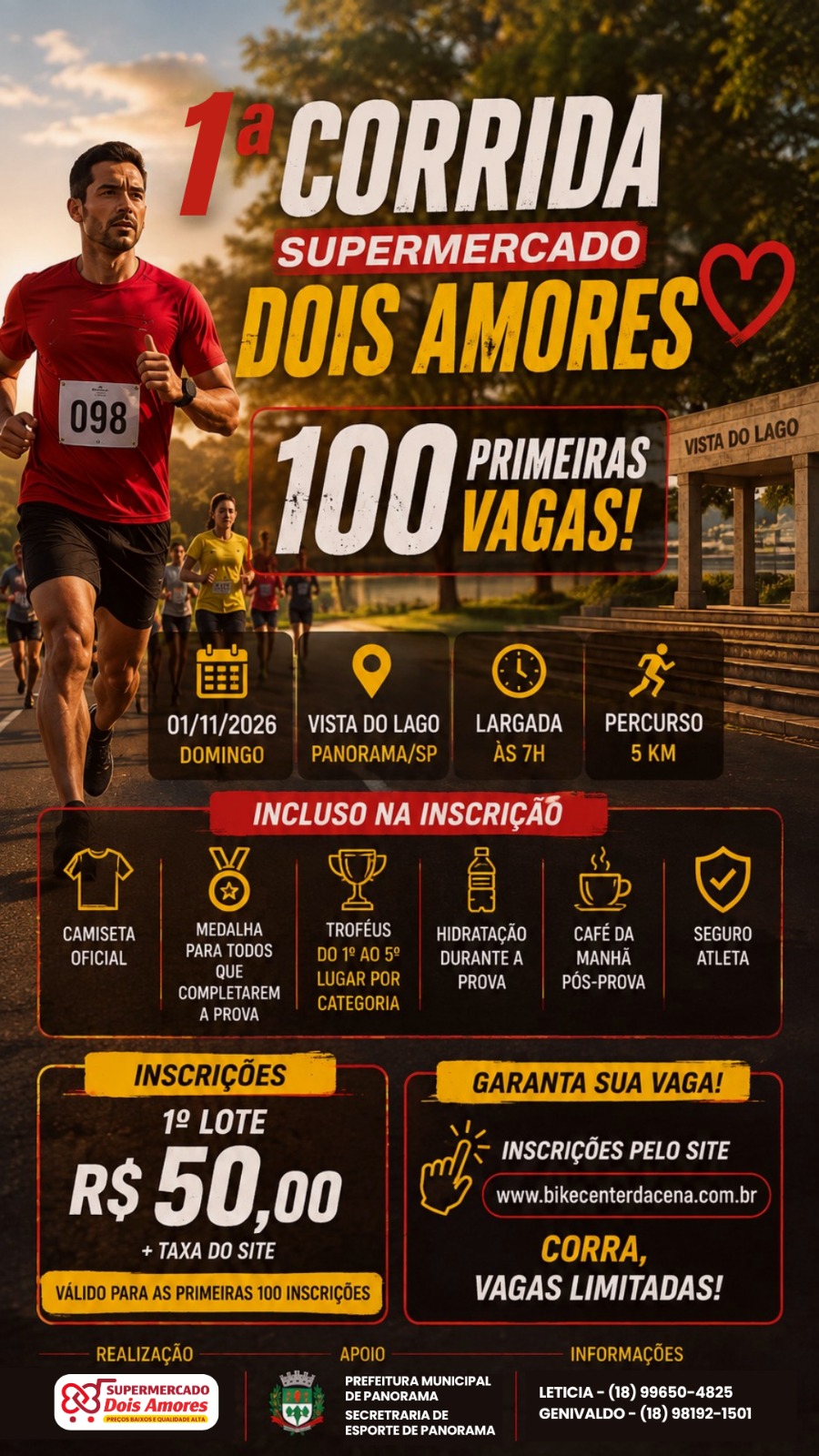 1a. Corrida Supermercado DOIS AMORES