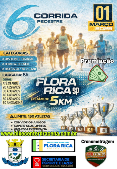 6a. Corrida Super 5K de Flora Rica